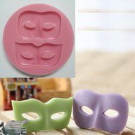 Anyana Masquerade Mask Silicone Fondant Mold Cake Decorating Pastry Gum Pastry Tool Kitchen Tool Sugar Paste Baking...