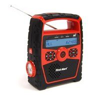 FIRST ALERT SFA1180 Portable AM/FM Weather Radio with Alarm Clock