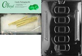 Cybrtrayd J028 Bandaid and Thermometer Chocolate Candy Mold with Exclusive Cybrtrayd Copyrighted Chocolate Molding... N5