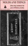 Molds And Things MERRY CHRISTMAS CARD CHOCOLATE CANDY MOLD With Exclusive Chocolate Making Instruction