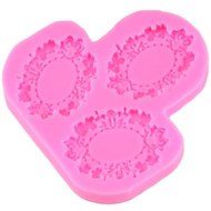 Mujiang Sugarcraft Mirror Frame Chocolate Candy Fondant Vintage Silicone Molds For Cake Decorating N7