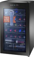 Insignia - 34-Bottle Wine Cooler with Wine Tote - Black N5