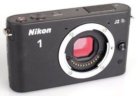 Nikon 1 J2 10.1 MP HD Digital Camera (Black) Body Only