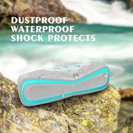 Waterproof IPX7 Wireless Bluetooth Speaker, Ailina Sandproof &amp; Shockproof Bluetooth Speakers Outdoor /Shower Wireless... N7