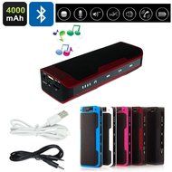 4000mAh Power Bank Bluetooth Speaker, CNUALV Wireless Bluetooth Speaker with FM Radio, Micro SD Card and AUX for... N3