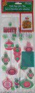 25pcs Flat Christmas Holiday Cello/Cellophane/Loot Treat Bag with Ties Large 5x11&frac12;" ~ Ornaments