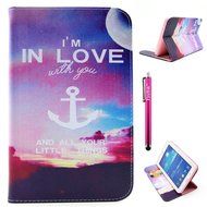 Tab 4 7.0 Case, Firefish Damage Resistance Case Premium PU Leather Wallet Card Slots Kickstand Feature Case for... N296