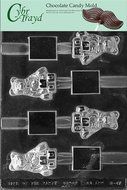 Cybrtrayd B047 Bear With Blocks Pretzel Baby Chocolate Candy Mold