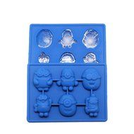 Fivebop Minions Silicone Chocolate Molds Ice Trays for Kids (Dark blue)