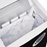 Convenient Portable AI-100BK Ice Maker, Black N6