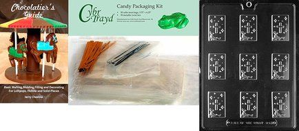 Cybrtrayd R063 Communion/Baptism Mint Chocolate Candy Mold with Exclusive Cybrtrayd Copyrighted Chocolate Molding... N4