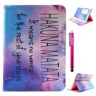 Tab 4 7.0 Case, Firefish Damage Resistance Case Premium PU Leather Wallet Card Slots Kickstand Feature Case for... N316