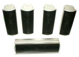 Set of 5 x DIVINCI SURROUND SOUND SPEAKERS - 2 Front + 2 Rear + Center - Aluminum - 100W N2