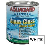 Aquagard Aqua Gloss Waterbased Enamel - 1Qt - White consumer electronics