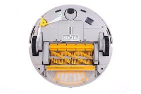 Amtidy A325 Robotinc Intelligent Robotic Vacuum Cleaner Sweep, Vacuum, Dry Mopping and Sanitize (Light Golden) N17