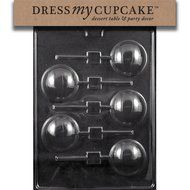 Dress My Cupcake Chocolate Candy Mold, Volleyball Lollipop