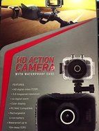 Sharper Image SVC355 HD Action Camera, with Waterproof Case.