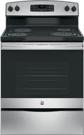 GE JB250RKSS 30" Star K Freestanding Electric Range with 5.3 cu. ft. Oven Capacity, Stainless Steel