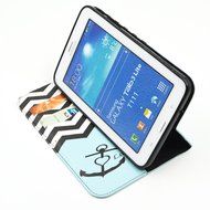 Tab 4 7.0 Case, Firefish Damage Resistance Case Premium PU Leather Wallet Card Slots Kickstand Feature Case for... N330