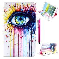 Tab 4 7.0 Case, Firefish Damage Resistance Case Premium PU Leather Wallet Card Slots Kickstand Feature Case for... N334