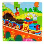 Learning Puzzles Toys ，BeautyVan Wooden Kids 16 Piece Education And Learning Puzzles Toys