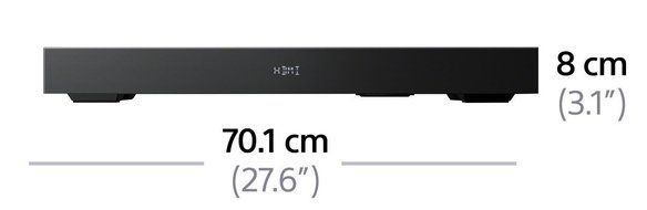 Sony HT-XT100 2.1 Channel Sound Base with Built-In Subwoofer Wireless Bluetooth, NFC, HDMI and USB Connectivity... N4