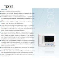 TDOU CE Marked Digital 12 Leads 3/6 Channel ECG Machine ECG600G Electrocardiographs Printer Thermal Printing System N9