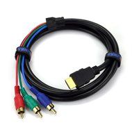 VAlinks(TM) 5 FT / 1.5m HDMI Male to 3RCA(Green,Blue,Red) Male Extension Cable Converter Adapter for HDTV DVD... N2