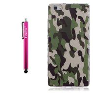 Huawei P8 Lite Case, Firefish Durable Soft TPU Back Case [Soft-Flex] Drop Protection Scratch-Resistant Cover Skin... N200