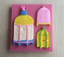 Anyana Birdcage Silicone Fondant Mold Cake Decorating Pastry Gum Pastry Tool Kitchen Tool Sugar Paste Baking Mould... N2