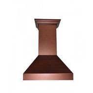 900 CFM Wall Mounted Range Hood Size: 21" H x 30" W x 13.9" D, Finish: Copper