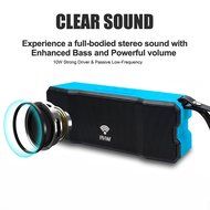 [Waterproof IPX7] BOOMER VIVI Portable Wi-Fi Speaker Enhanced Bass Wireless Multi-Room Sound 10Watt Powerful Dynamic... N20