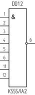 IC / Microchip K555LA2 analogue SN74LS30, SN74LS30N USSR 25 pcs N2