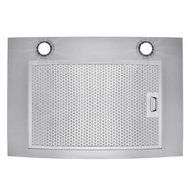 30 in. Convertible Kitchen Wall Mount Range Hood in Stainless Steel with Black Tempered Glass and Carbon Filters N6