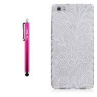 Huawei P8 Lite Case, Firefish Durable Soft TPU Back Case [Soft-Flex] Drop Protection Scratch-Resistant Cover Skin... N229