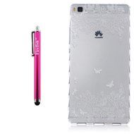 Huawei P8 Lite Case, Firefish Durable Soft TPU Back Case [Soft-Flex] Drop Protection Scratch-Resistant Cover Skin... N233