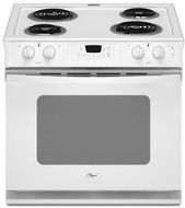 WHIRLPOOL RANGES, OVENS &amp; COOKTOPS 109014 4.5 cu. ft. Drop-In Electric Range, 30", White