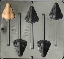 Nose Lollipop Chocolate Candy Mold 3372