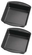 Wilton Perfect Results 8-Inch Square Cake Pan, Pack of 2 Pans