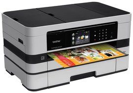 Brother Printer MFCJ4710DW Wireless Color Inkjet All-in-One Printer with Scanner, Copier and Fax, Amazon Dash... N3