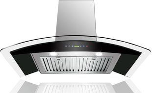 FIREBIRD New 36" European Style Wall Mount Stainless Steel Range Hood Vent W/Touch Button Control FBAK-3S866-90 N4