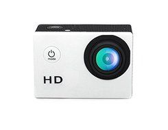 ADMOMON 30M Waterproof 2" 90&deg; Wide Angle Lens HD 720P Sports Mini Video Camera with Card Slot (White) N2