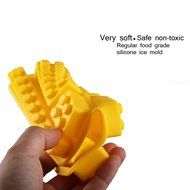 Gwogo Minifigure Building Brick Silicone Ice Tray Candy Chocolate Mold - for Lego Lovers(2 Pcs) N30