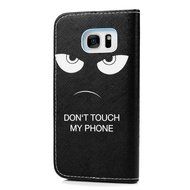S7 Edge Case,Samsung Galaxy S7 Edge Case - Wallet Folio Flip Premuim PU Leather Case Colorful Print Design with... N36