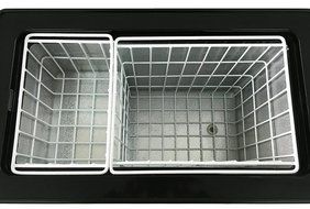 Whynter FM-452SG Elite 45 quart Slim Fit Portable Freezer/Refrigerator with 12V Option, Gray N8