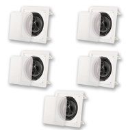 Acoustic Audio CS-I63S In Wall / Ceiling 6.5" Home Theater 3 Way 5 Speaker Set 1500 Watt CS-I63S-5S