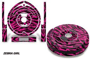 Skin Decal Wrap For iRobot Roomba 650/655 Vacuum Stickers Accessory Kit ZEBRA