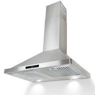 GOLDEN VANTAGE 30" Wall Mount Range Hood GVBI-30S Stainless Steel Vent Hood W/Baffle Filters N4