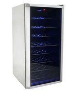 32-Bottle Wine Cooler Refrigerator Cellar Electronic Adjustable N5