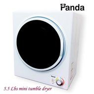 Panda Portable Compact Stainless Steel Tumble Dryer Apartment Size 110v 13lbs/3.75 Cu.ft. PAN760SF N12